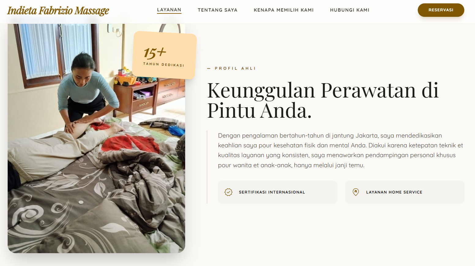 De Jakarta à l'écran : Comment nous avons créé la vitrine digitale d'Indieta Fabrizio